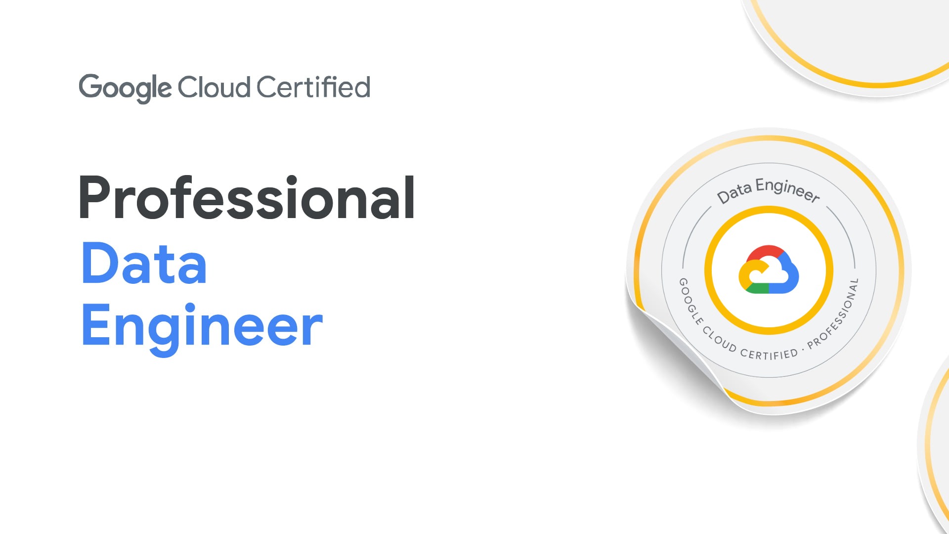 Google Cloud Certified - Professional Data Engineer